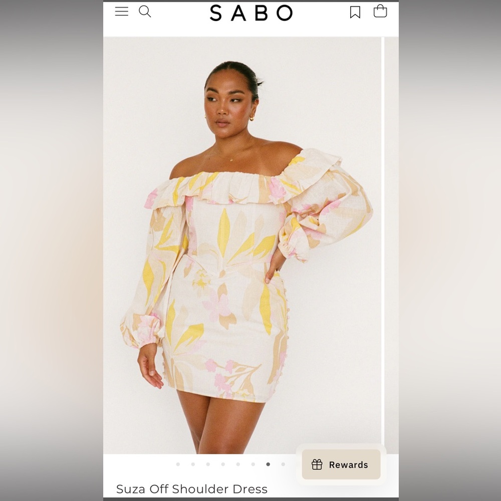 Sabo Suza Off Shoulder Dress